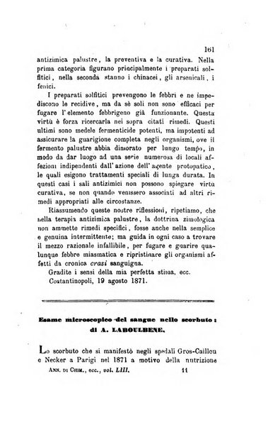 Annali di chimica applicata alla medicina cioè alla farmacia, alla tossicologia, all'igiene, alla fisiologia, alla patologia e alla terapeutica. Serie 3