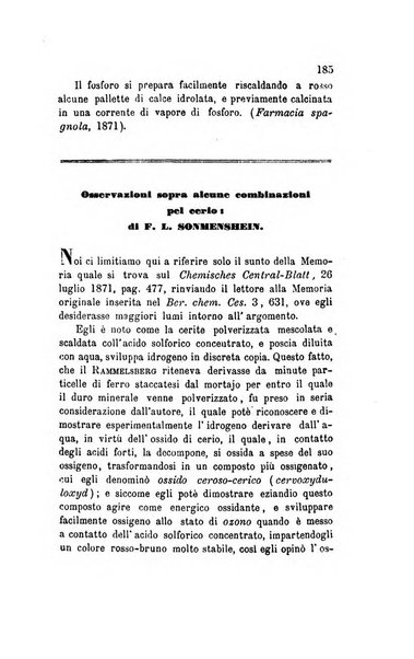 Annali di chimica applicata alla medicina cioè alla farmacia, alla tossicologia, all'igiene, alla fisiologia, alla patologia e alla terapeutica. Serie 3