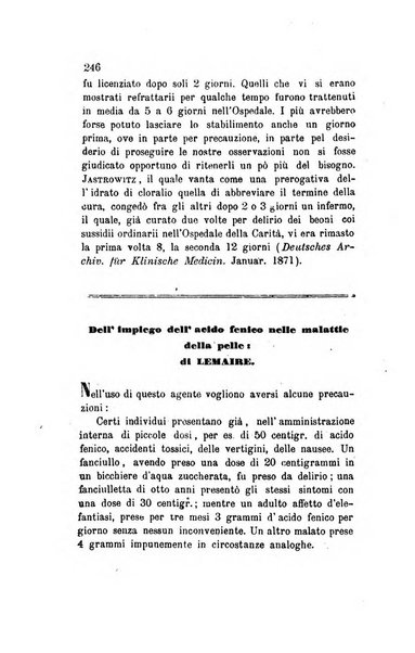 Annali di chimica applicata alla medicina cioè alla farmacia, alla tossicologia, all'igiene, alla fisiologia, alla patologia e alla terapeutica. Serie 3