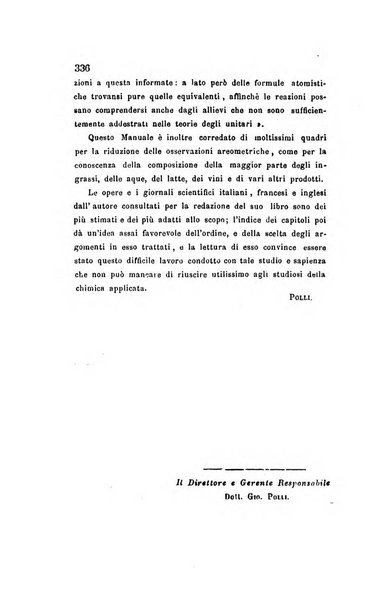 Annali di chimica applicata alla medicina cioè alla farmacia, alla tossicologia, all'igiene, alla fisiologia, alla patologia e alla terapeutica. Serie 3