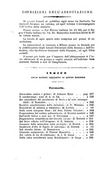 Annali di chimica applicata alla medicina cioè alla farmacia, alla tossicologia, all'igiene, alla fisiologia, alla patologia e alla terapeutica. Serie 3