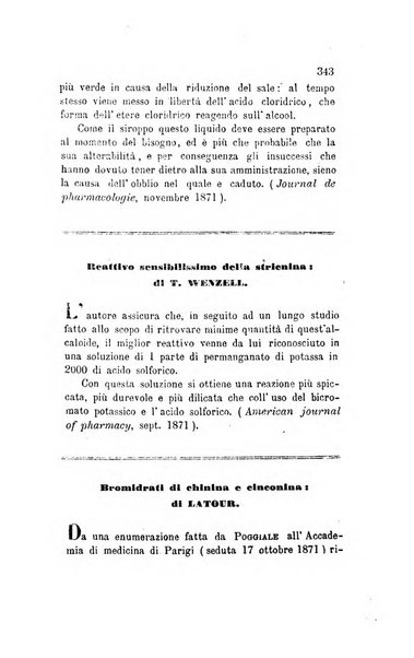 Annali di chimica applicata alla medicina cioè alla farmacia, alla tossicologia, all'igiene, alla fisiologia, alla patologia e alla terapeutica. Serie 3