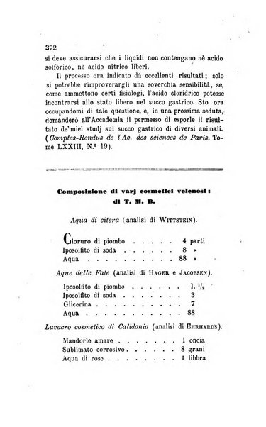 Annali di chimica applicata alla medicina cioè alla farmacia, alla tossicologia, all'igiene, alla fisiologia, alla patologia e alla terapeutica. Serie 3