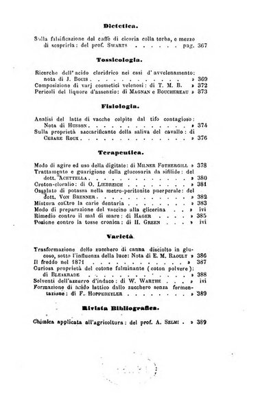 Annali di chimica applicata alla medicina cioè alla farmacia, alla tossicologia, all'igiene, alla fisiologia, alla patologia e alla terapeutica. Serie 3