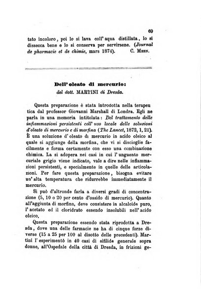 Annali di chimica applicata alla medicina cioè alla farmacia, alla tossicologia, all'igiene, alla fisiologia, alla patologia e alla terapeutica. Serie 3