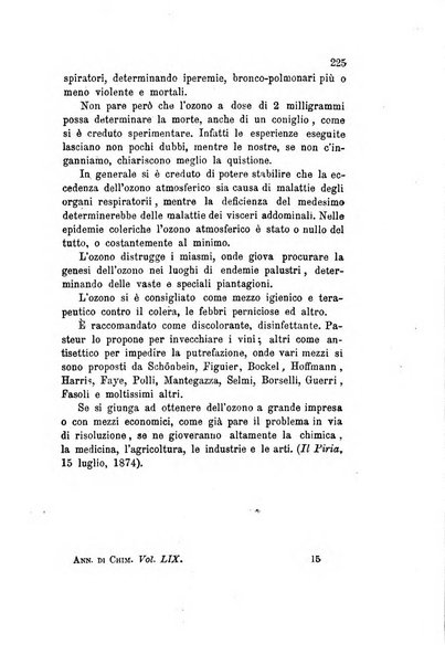 Annali di chimica applicata alla medicina cioè alla farmacia, alla tossicologia, all'igiene, alla fisiologia, alla patologia e alla terapeutica. Serie 3