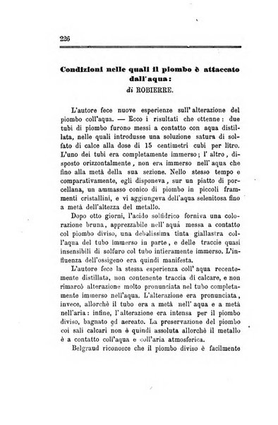 Annali di chimica applicata alla medicina cioè alla farmacia, alla tossicologia, all'igiene, alla fisiologia, alla patologia e alla terapeutica. Serie 3