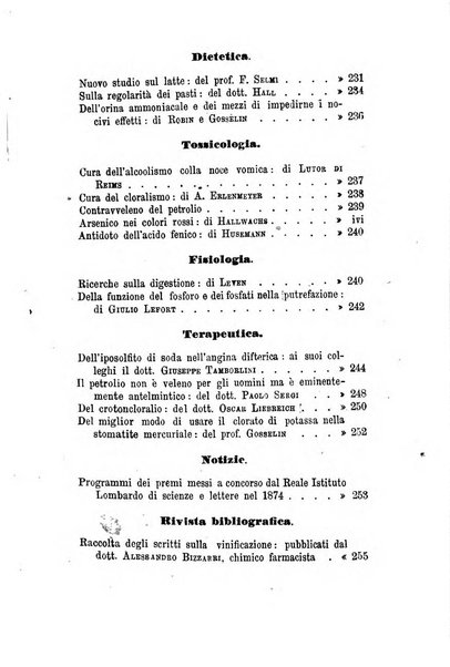 Annali di chimica applicata alla medicina cioè alla farmacia, alla tossicologia, all'igiene, alla fisiologia, alla patologia e alla terapeutica. Serie 3