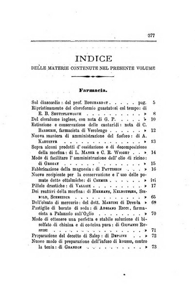 Annali di chimica applicata alla medicina cioè alla farmacia, alla tossicologia, all'igiene, alla fisiologia, alla patologia e alla terapeutica. Serie 3