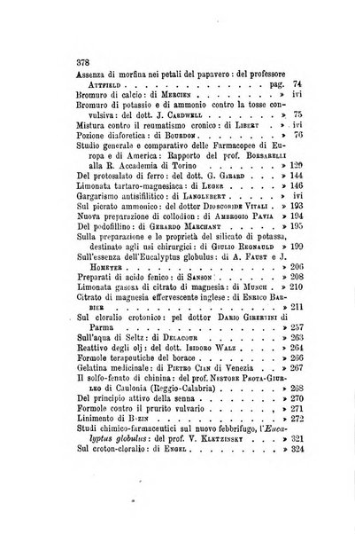 Annali di chimica applicata alla medicina cioè alla farmacia, alla tossicologia, all'igiene, alla fisiologia, alla patologia e alla terapeutica. Serie 3