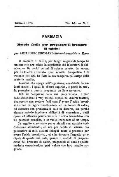 Annali di chimica applicata alla medicina cioè alla farmacia, alla tossicologia, all'igiene, alla fisiologia, alla patologia e alla terapeutica. Serie 3