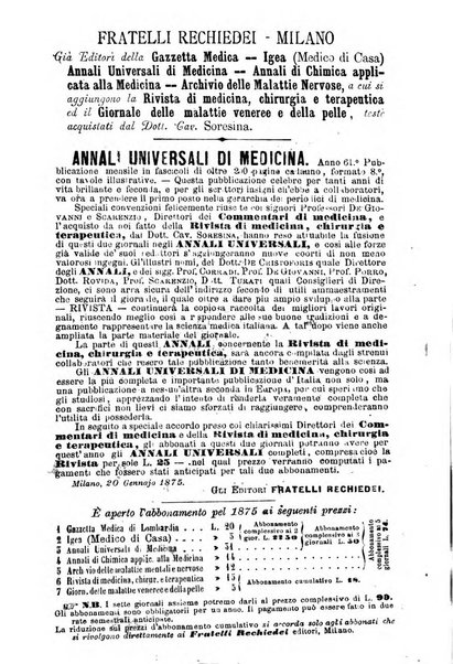 Annali di chimica applicata alla medicina cioè alla farmacia, alla tossicologia, all'igiene, alla fisiologia, alla patologia e alla terapeutica. Serie 3