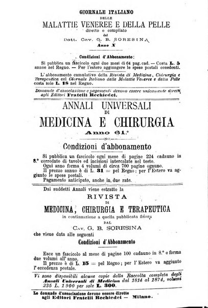 Annali di chimica applicata alla medicina cioè alla farmacia, alla tossicologia, all'igiene, alla fisiologia, alla patologia e alla terapeutica. Serie 3