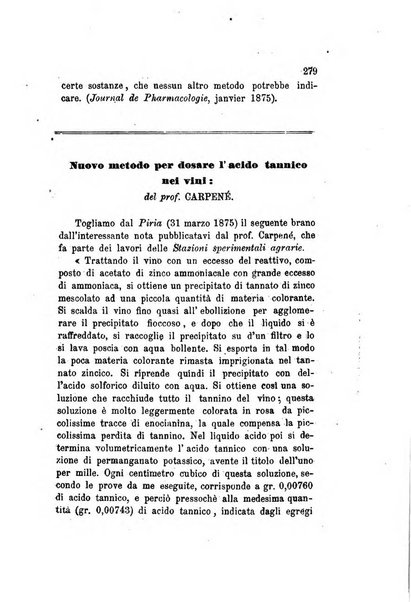 Annali di chimica applicata alla medicina cioè alla farmacia, alla tossicologia, all'igiene, alla fisiologia, alla patologia e alla terapeutica. Serie 3