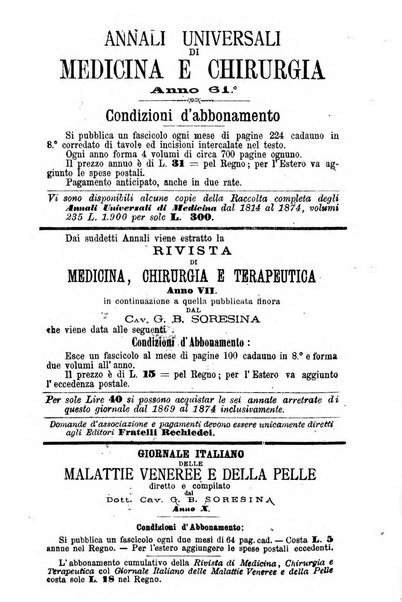 Annali di chimica applicata alla medicina cioè alla farmacia, alla tossicologia, all'igiene, alla fisiologia, alla patologia e alla terapeutica. Serie 3