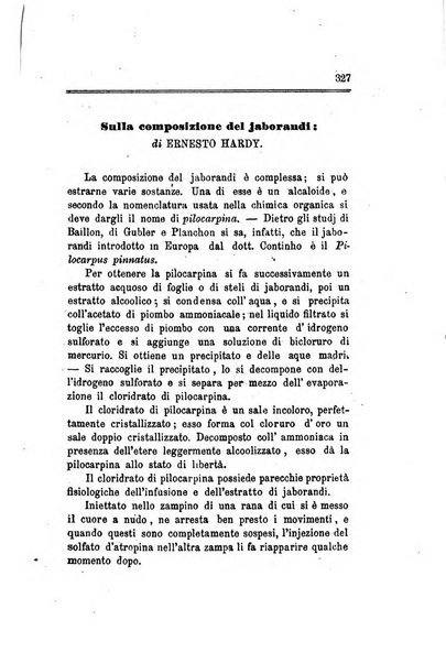 Annali di chimica applicata alla medicina cioè alla farmacia, alla tossicologia, all'igiene, alla fisiologia, alla patologia e alla terapeutica. Serie 3