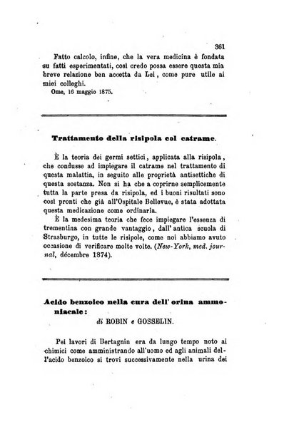 Annali di chimica applicata alla medicina cioè alla farmacia, alla tossicologia, all'igiene, alla fisiologia, alla patologia e alla terapeutica. Serie 3