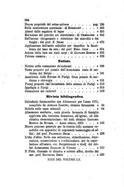 Annali di chimica applicata alla medicina cioè alla farmacia, alla tossicologia, all'igiene, alla fisiologia, alla patologia e alla terapeutica. Serie 3