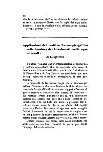 Annali di chimica applicata alla medicina cioè alla farmacia, alla tossicologia, all'igiene, alla fisiologia, alla patologia e alla terapeutica. Serie 3