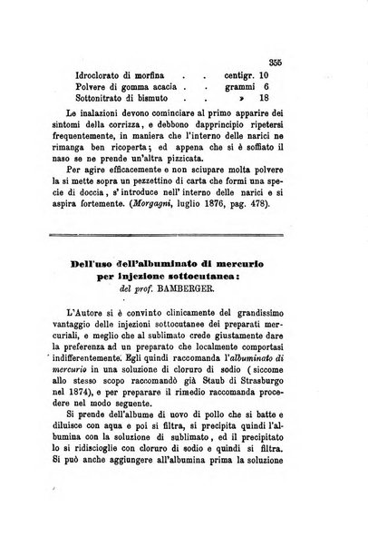 Annali di chimica applicata alla medicina cioè alla farmacia, alla tossicologia, all'igiene, alla fisiologia, alla patologia e alla terapeutica. Serie 3