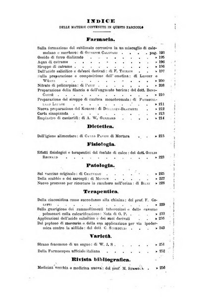 Annali di chimica applicata alla medicina cioè alla farmacia, alla tossicologia, all'igiene, alla fisiologia, alla patologia e alla terapeutica. Serie 3