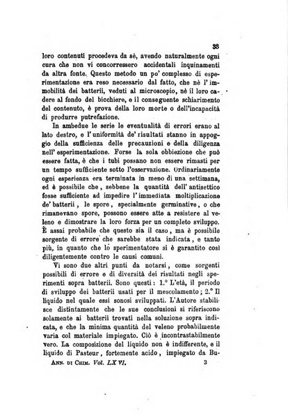 Annali di chimica applicata alla medicina cioè alla farmacia, alla tossicologia, all'igiene, alla fisiologia, alla patologia e alla terapeutica. Serie 3