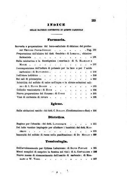 Annali di chimica applicata alla medicina cioè alla farmacia, alla tossicologia, all'igiene, alla fisiologia, alla patologia e alla terapeutica. Serie 3