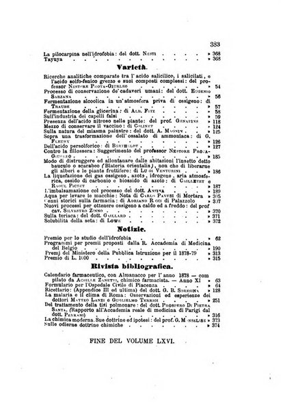 Annali di chimica applicata alla medicina cioè alla farmacia, alla tossicologia, all'igiene, alla fisiologia, alla patologia e alla terapeutica. Serie 3