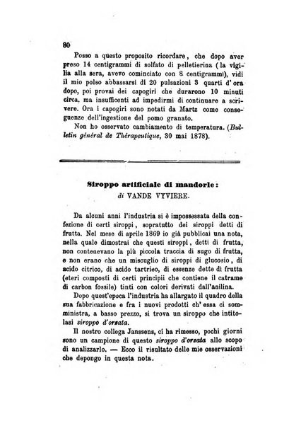 Annali di chimica applicata alla medicina cioè alla farmacia, alla tossicologia, all'igiene, alla fisiologia, alla patologia e alla terapeutica. Serie 3