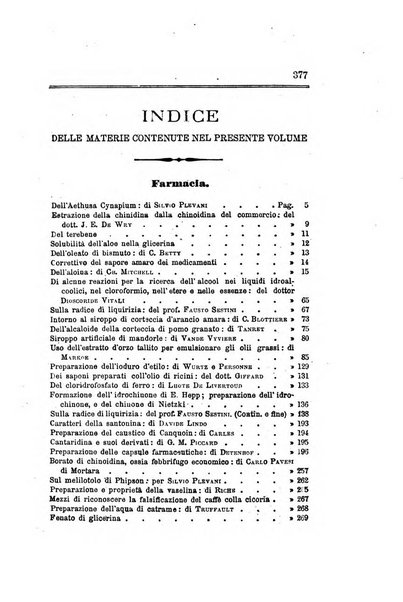 Annali di chimica applicata alla medicina cioè alla farmacia, alla tossicologia, all'igiene, alla fisiologia, alla patologia e alla terapeutica. Serie 3