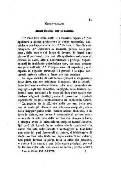 Annali di chimica applicata alla medicina cioè alla farmacia, alla tossicologia, all'igiene, alla fisiologia, alla patologia e alla terapeutica. Serie 3