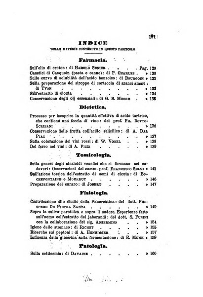 Annali di chimica applicata alla medicina cioè alla farmacia, alla tossicologia, all'igiene, alla fisiologia, alla patologia e alla terapeutica. Serie 3