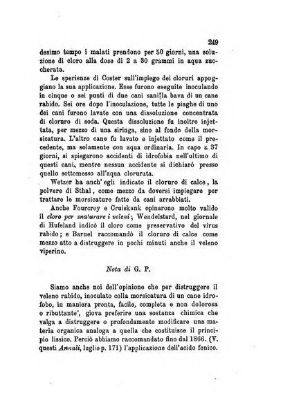 Annali di chimica applicata alla medicina cioè alla farmacia, alla tossicologia, all'igiene, alla fisiologia, alla patologia e alla terapeutica. Serie 3