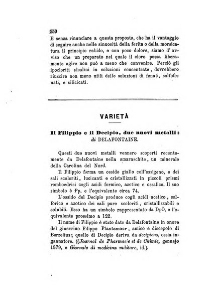 Annali di chimica applicata alla medicina cioè alla farmacia, alla tossicologia, all'igiene, alla fisiologia, alla patologia e alla terapeutica. Serie 3