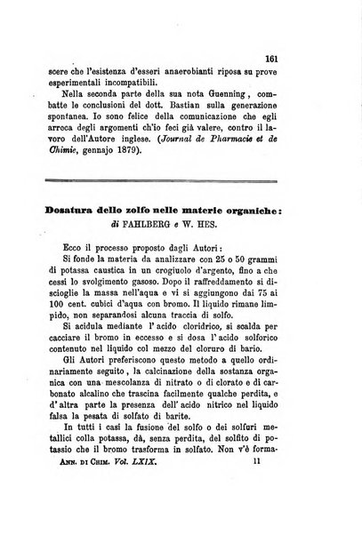 Annali di chimica applicata alla medicina cioè alla farmacia, alla tossicologia, all'igiene, alla fisiologia, alla patologia e alla terapeutica. Serie 3