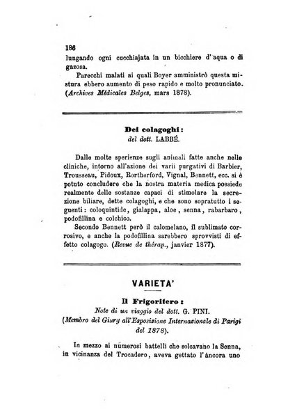 Annali di chimica applicata alla medicina cioè alla farmacia, alla tossicologia, all'igiene, alla fisiologia, alla patologia e alla terapeutica. Serie 3