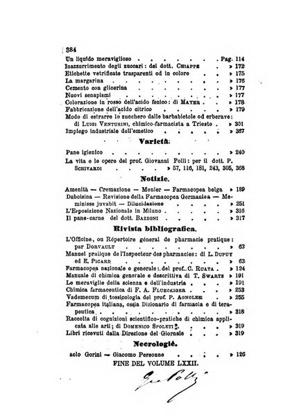 Annali di chimica applicata alla medicina cioè alla farmacia, alla tossicologia, all'igiene, alla fisiologia, alla patologia e alla terapeutica. Serie 3