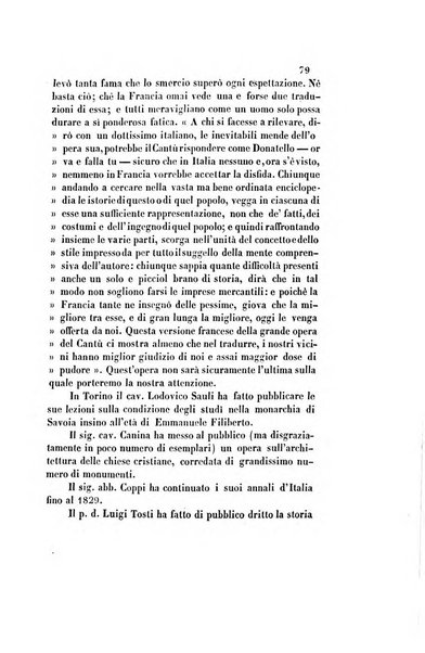 Il saggiatore giornale romano di storia, letteratura, belle arti, filologia e varietà