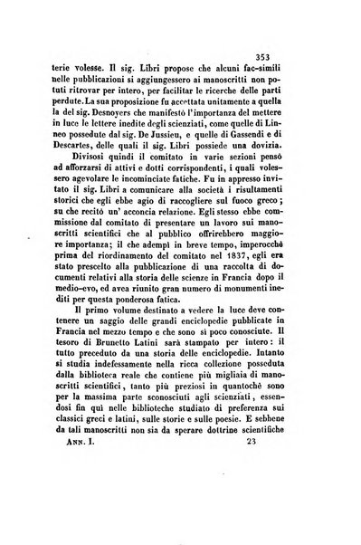 Il saggiatore giornale romano di storia, letteratura, belle arti, filologia e varietà