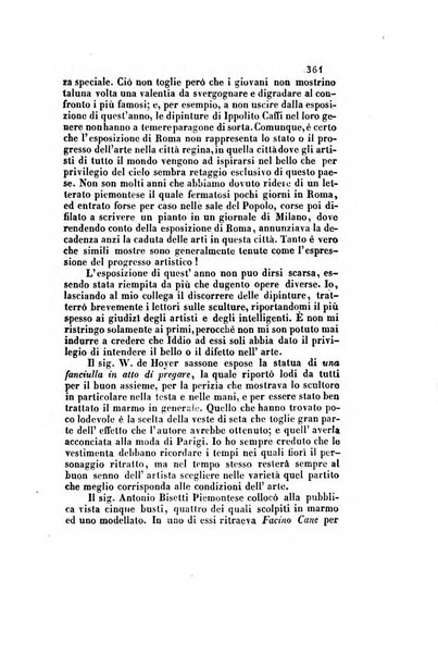 Il saggiatore giornale romano di storia, letteratura, belle arti, filologia e varietà