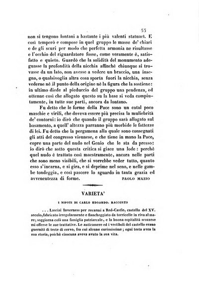 Il saggiatore giornale romano di storia, letteratura, belle arti, filologia e varietà