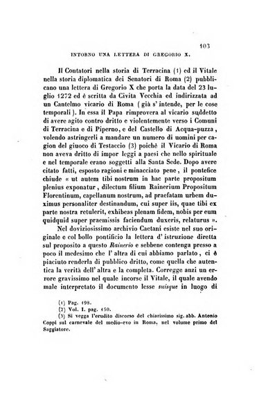 Il saggiatore giornale romano di storia, letteratura, belle arti, filologia e varietà