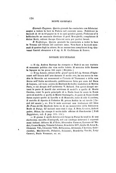 Il saggiatore giornale romano di storia, letteratura, belle arti, filologia e varietà