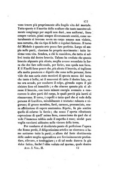 Il saggiatore giornale romano di storia, letteratura, belle arti, filologia e varietà