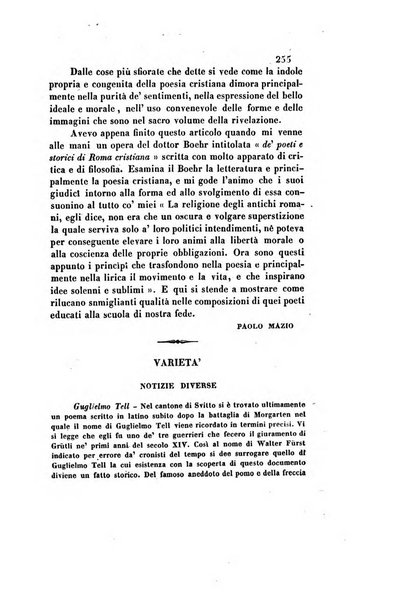 Il saggiatore giornale romano di storia, letteratura, belle arti, filologia e varietà