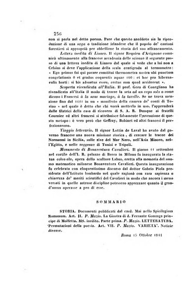 Il saggiatore giornale romano di storia, letteratura, belle arti, filologia e varietà