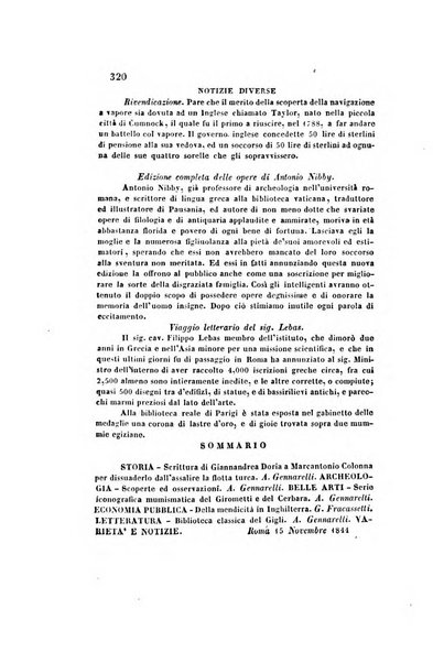 Il saggiatore giornale romano di storia, letteratura, belle arti, filologia e varietà