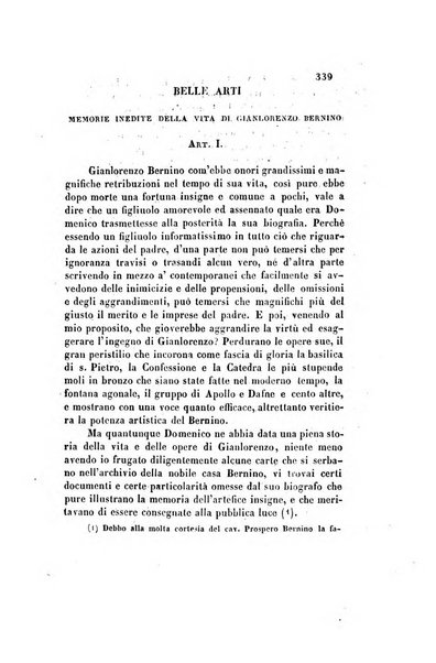 Il saggiatore giornale romano di storia, letteratura, belle arti, filologia e varietà