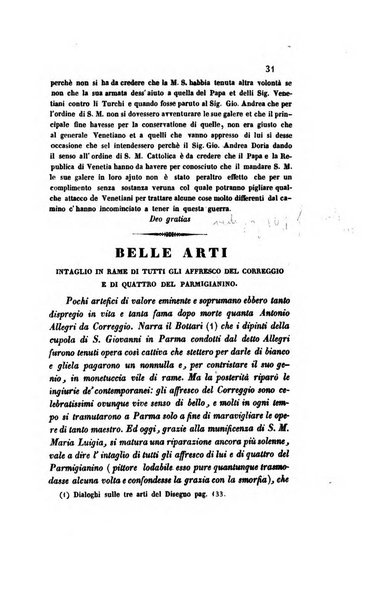 Il saggiatore giornale romano di storia, letteratura, belle arti, filologia e varietà