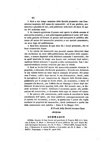 Il saggiatore giornale romano di storia, letteratura, belle arti, filologia e varietà